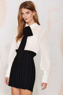 Nasty Gal | Mademoiselle Pussy Bow Blouse | Women's blouses & shirts ...